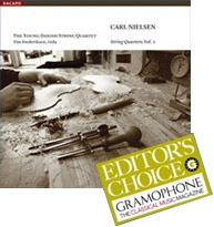 Carl Nielsen String Quartets, vol. 1 CD cover