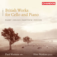 British Works for Cello and Piano, vol. 1
